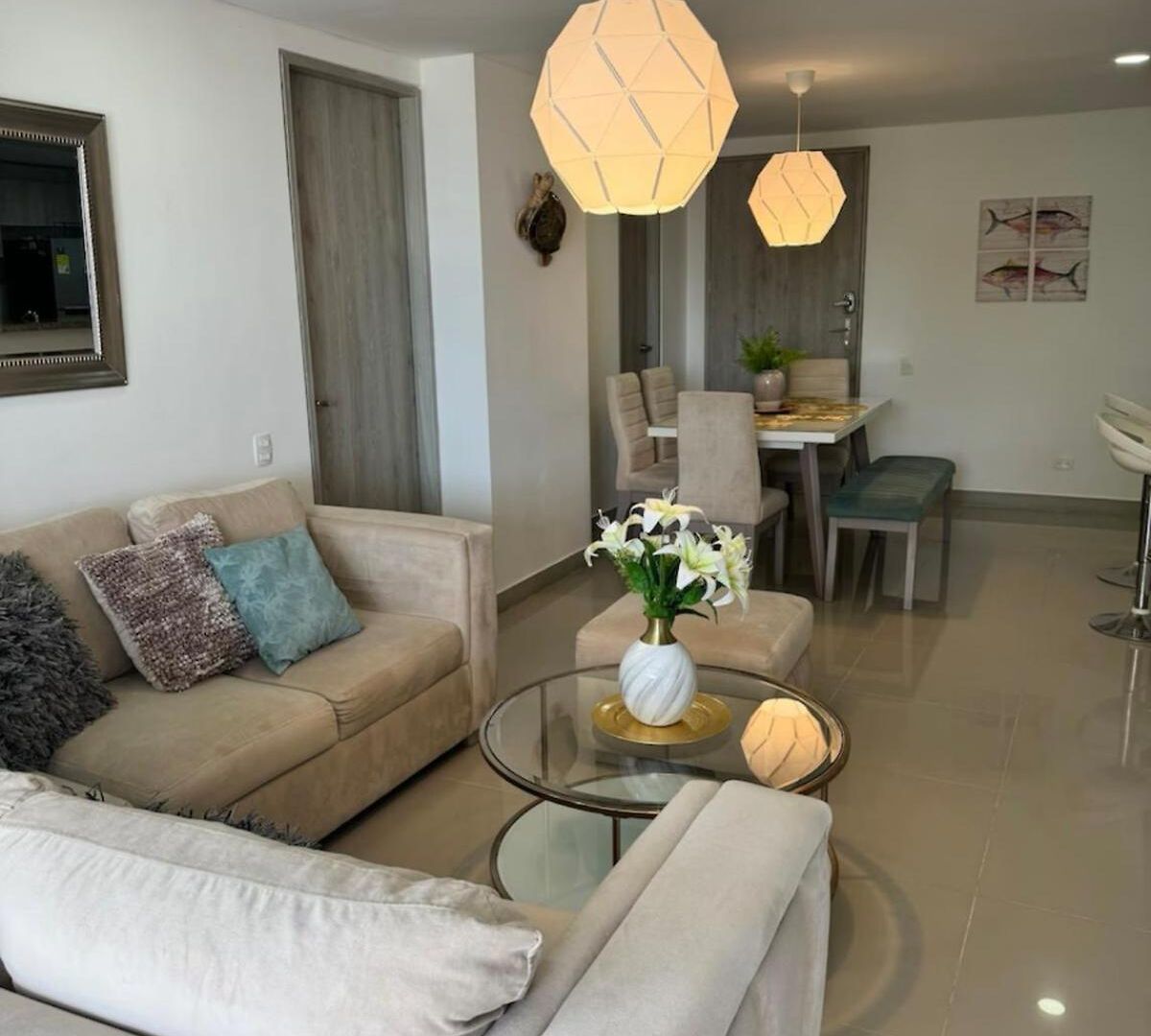 Hermoso Moderno Con Vista Al Mar Apartamento *