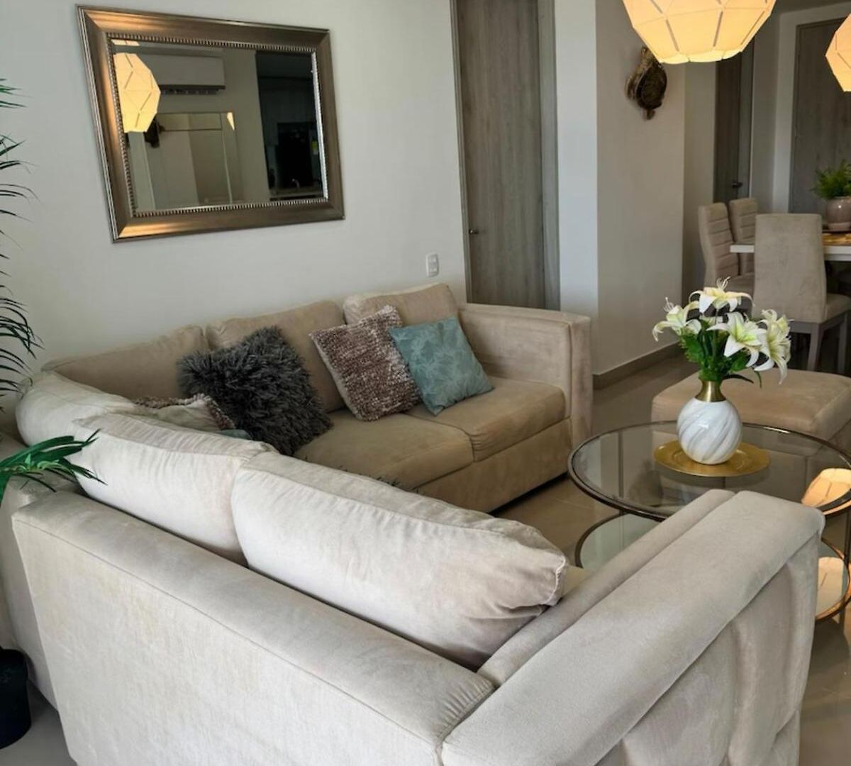 Hermoso Moderno Con Vista Al Mar Apartamento Cartagena