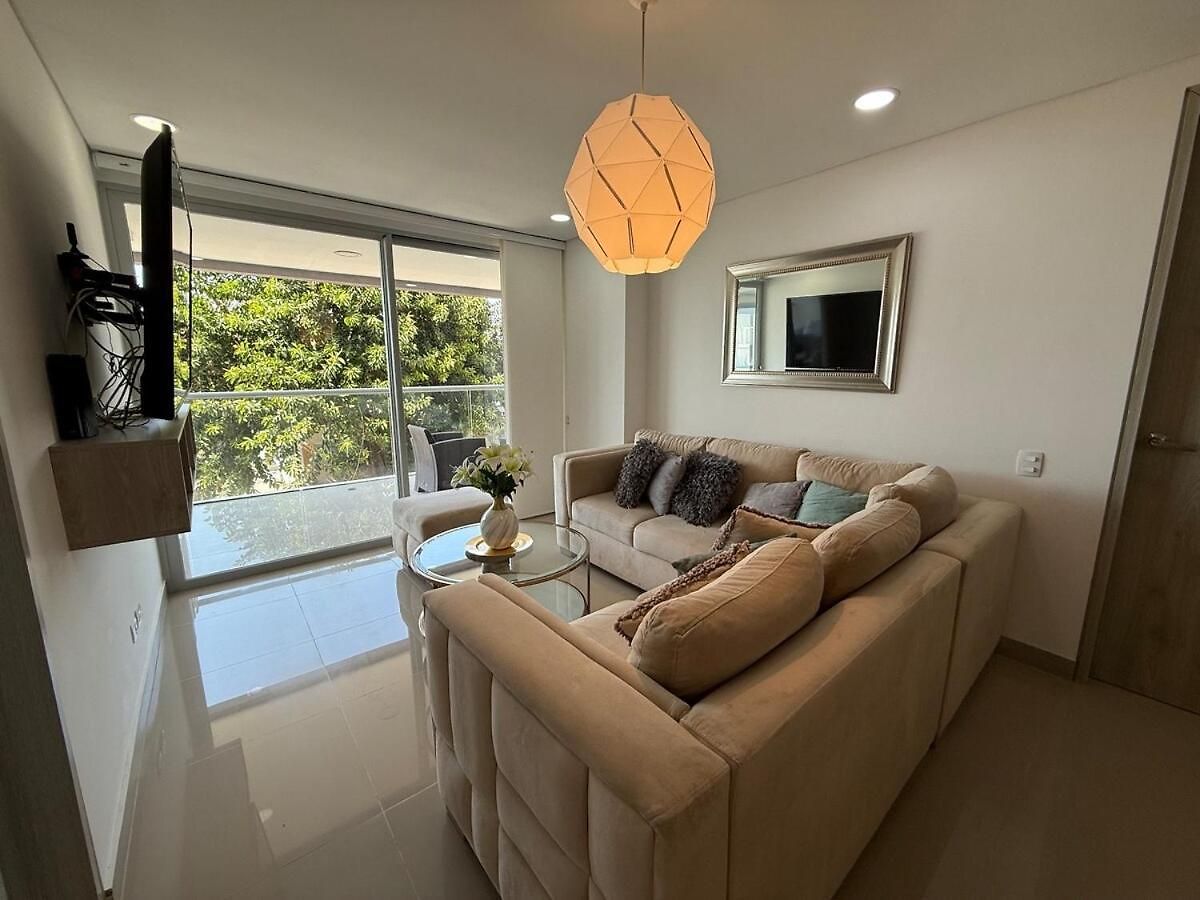 Hermoso Moderno Con Vista Al Mar Apartamento Cartagena