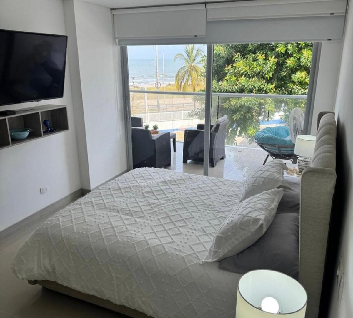 Hermoso Moderno Con Vista Al Mar Apartamento *