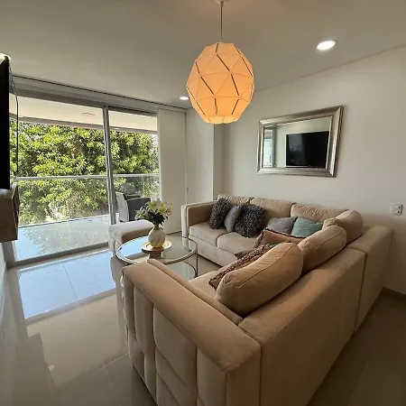 Hermoso Moderno Con Vista Al Mar Apartamento Cartagena