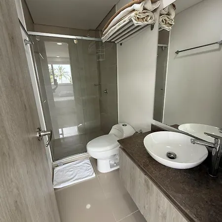 Hermoso Moderno Con Vista Al Mar Apartment Cartagena