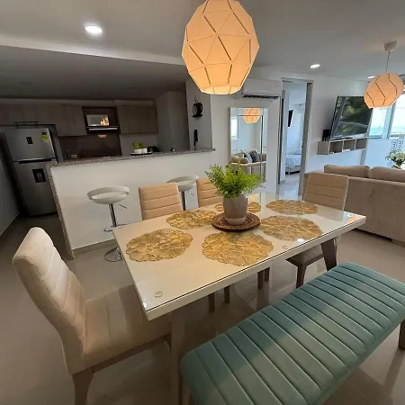 Hermoso Moderno Con Vista Al Mar Apartment Cartagena